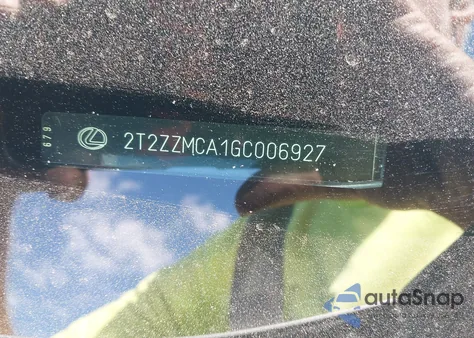 2016 Lexus Rx 350 from USA, damaged, VIN 2T2ZZMCA1GC006927